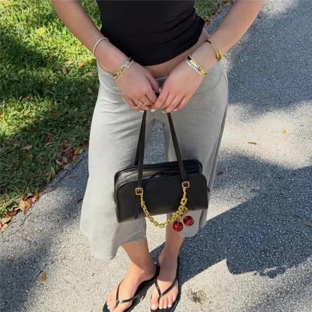 Polka Dot Wide Leg Pants Thin Foldover Waist Pants Fashion Low Waist Capri Pants Girls