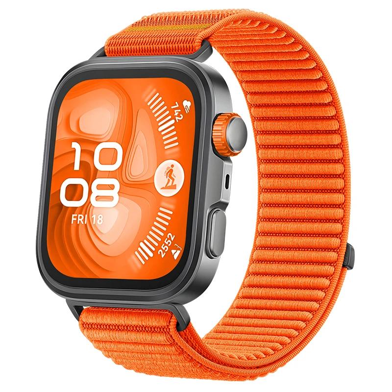 Нейлоновый плетеный ремешок-петля для Huawei Watch Fit 4 3 Официальный удобный браслет-ремень для Huawei Watch Fit 4 Pro Ремешок для часов Correa