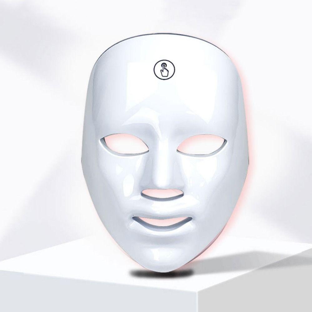 Rechargeable Photon Facial LED Mask 7 Colors Beauty Mask LED Face Mask  Relaxation Treatment