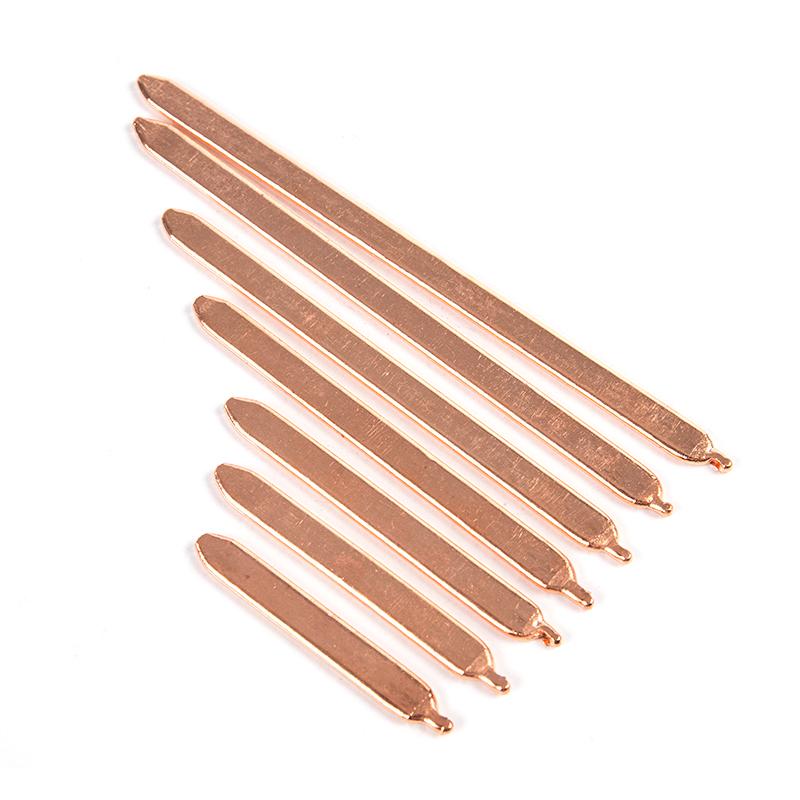 Copper Tube Diy Computer Laptop Cooling Notebook Heat Pipe Flat Tube 60Mm-150Mm