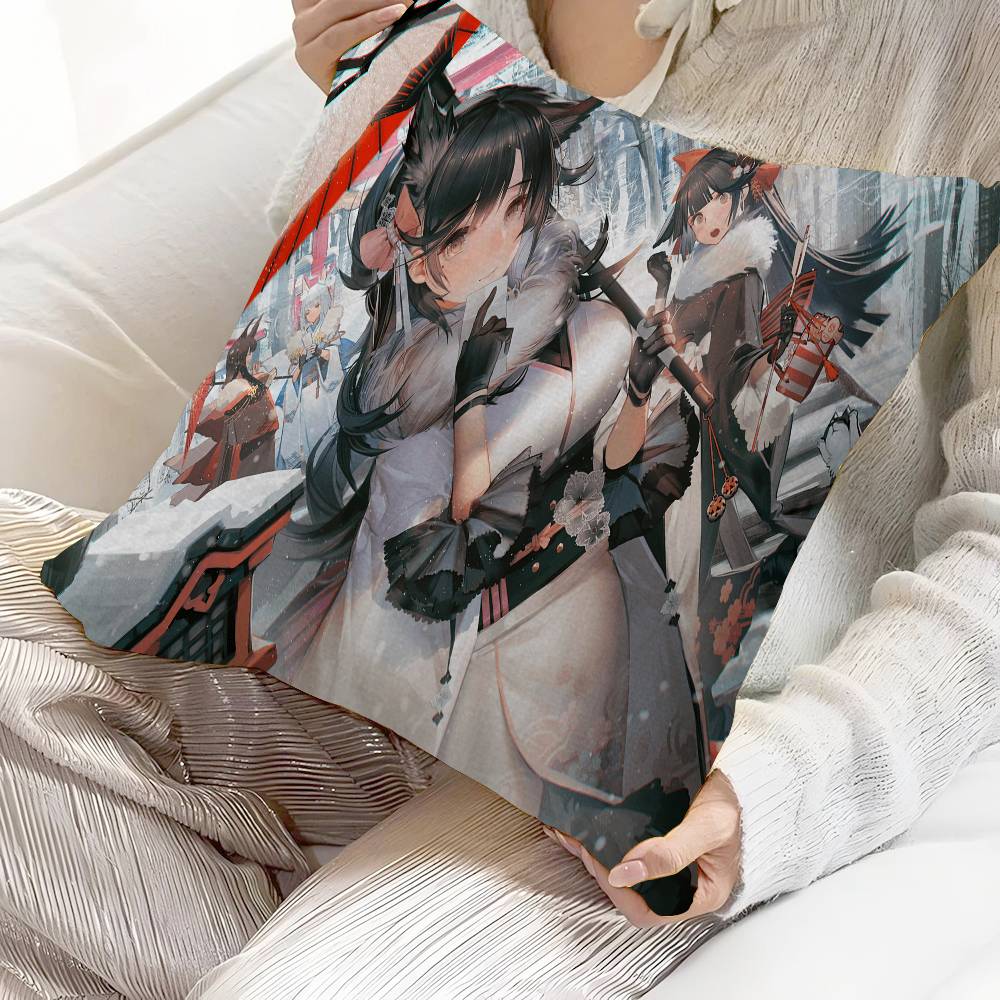 Anime Azur Lane Pillow Cushion Cover Pillowcase Living Room Sofa Home Decor