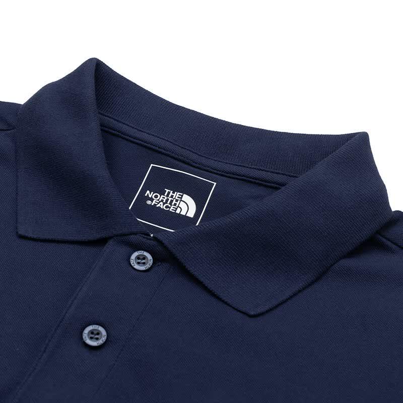 The North Face Мужская футболка-поло с коротким рукавом и логотипом
