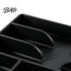Home Storage Solutions Drawer Cutlery Organizer, Multi-Compartment Plastic Utensil Tray, Space Kitchen Accessories Saving Durable Tray for Organizer