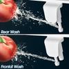BIGCOW Ultra Slim Non Electric Dual Nozzle Bidet for Front and Rear Wash – Toilet Attachment with Metal Inlet and Adjustable Water Pressure