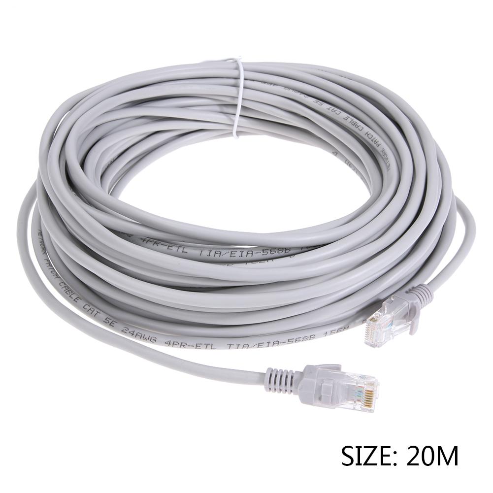 Cable Ethernet De Alta Velocidad Cat5e RJ45 Cable De Red LAN Enrutador De Ordenador Patch Cord 1M//1.5M/5M/10M/15M/20M/30M/50M
