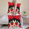 Chibi Maruko-Chan Pillowcases: Let It Snow, Merry & Bright Room Home Decoration