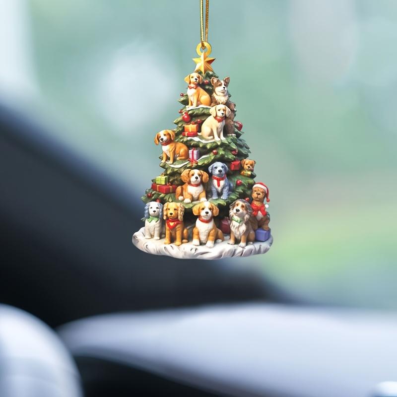 2D акриловая плоская печать книги подвеска для дома дерево окно подвесной декор подарок для любителей книг креативная книга рождественская елка украшение