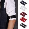 Adjustable Elastic Non Slip Shirt Belt Cufflinks Sleeves Holder Arm Garter Band