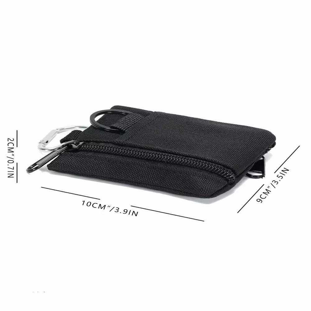 Модная EDC Сумка-кошелек на молнии с креплением Molle, Брелок, Наружная сумка для мобильного телефона, Наушников, EDC Снаряжение для мужчин