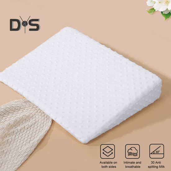 Подушка для кормления ребенка Подушка с эффектом памяти из пены с клиновидной формой и съемным чехлом Двусторонняя подушка для кормления ребенка для сна и кормления грудью