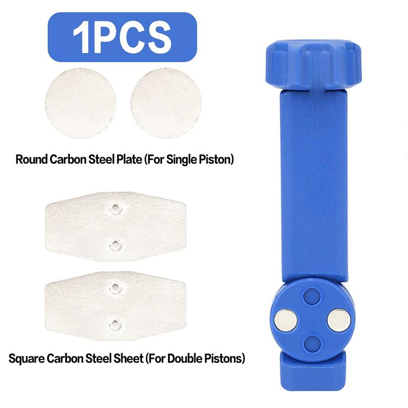 Durable Steel Rotatable Bike Oil Disc Piston Reset Hydraulic Brake Caliper Piston Extension 2in1 Bicycle Brake Pad Spreader Tool