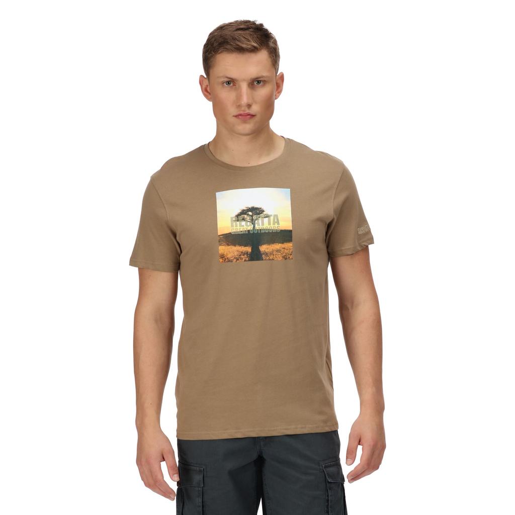 Regatta Mens Cline VI Tree Cotton T-Shirt