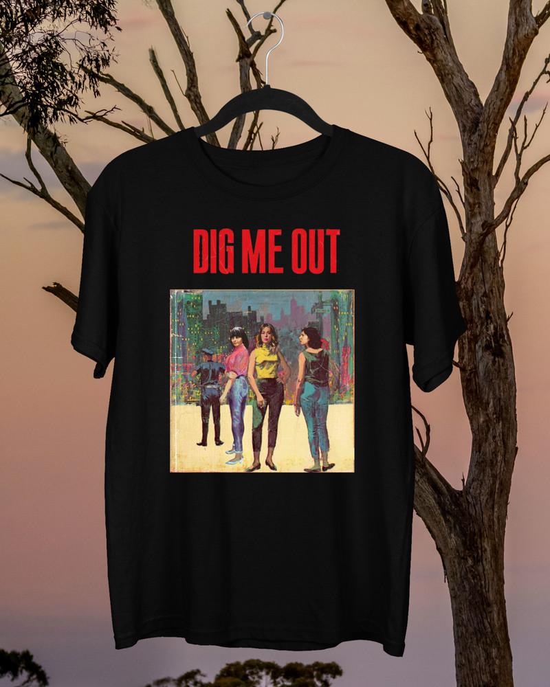 Retro Sleater Kinney Dig Me Out Shirt Classic Black Unisex S-234XL 1H0247 Unisex T-Shirt