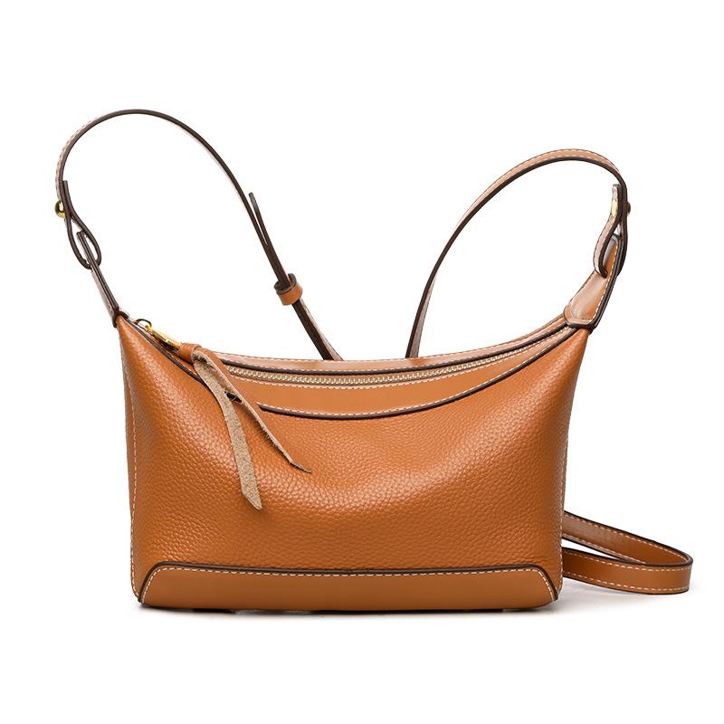 Весенние новые женские сумки-мессенджеры из высококачественной ПУ кожи первого слоя, женская сумка через плечо в стиле ретро, женская сумка-слинг, модная популярная сумка-пельмень