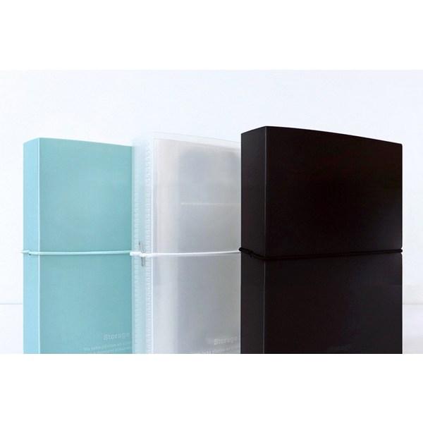 Indigo Storage Four-cut Album 84 Pockets, 28 Sheets + Custom Sticker Set