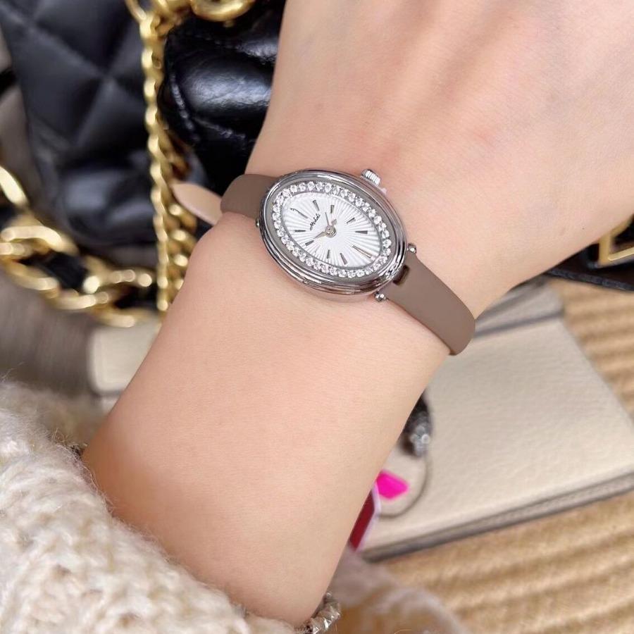 Small Watch Ladies Oval Women'S Watch Belt