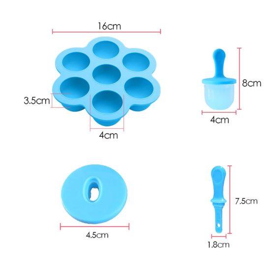 Силиконовые формы для изготовления шариков с 7 отверстиями «сделай сам», летняя форма для холодильника, распродажа товаров