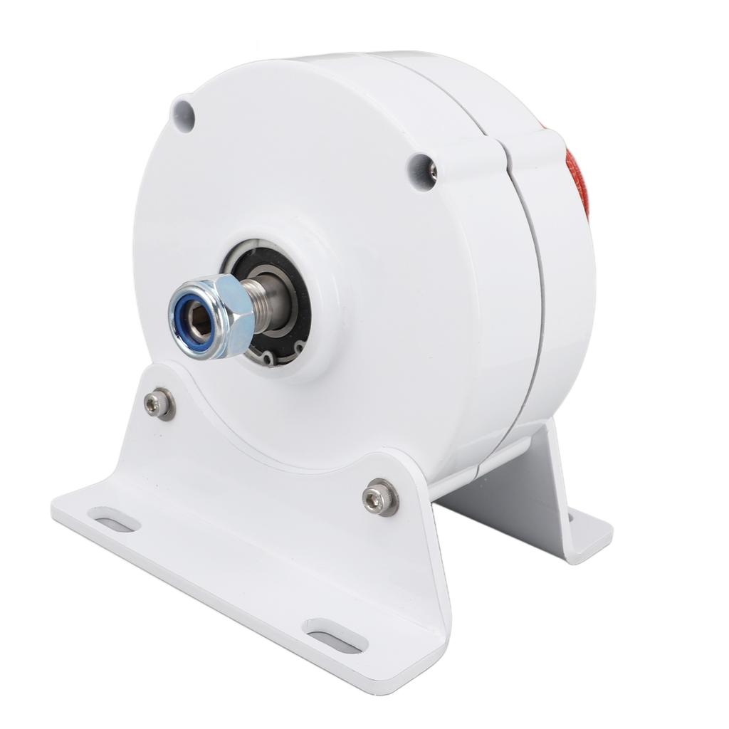 Permanent Magnet Generator Dual Shaft 24V 3 Phase Synchronous Generator Alternator with Base for