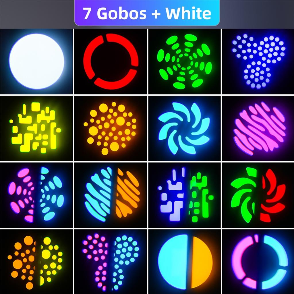 30W Beam Moving Head Light 8Gobos 14Colors RGBW LED Stage Light DMX512 9/11CH White Stage Light For DJ Party Wedding