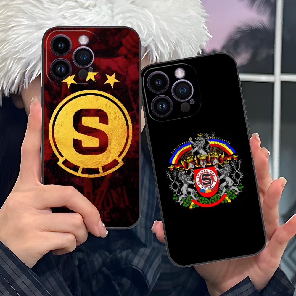 Чехол для мобильного телефона FC Sparta Praha для iPhone 17 16 15 14 13 12 11 X XR XS 8 7 Pro Max Plus Mini Цветной Защитный Роскошный Чехол