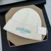 Letter knitted hat cold hat shopping skiing student hat women's wool hat new autumn and winter versatile thermal hat men and women
