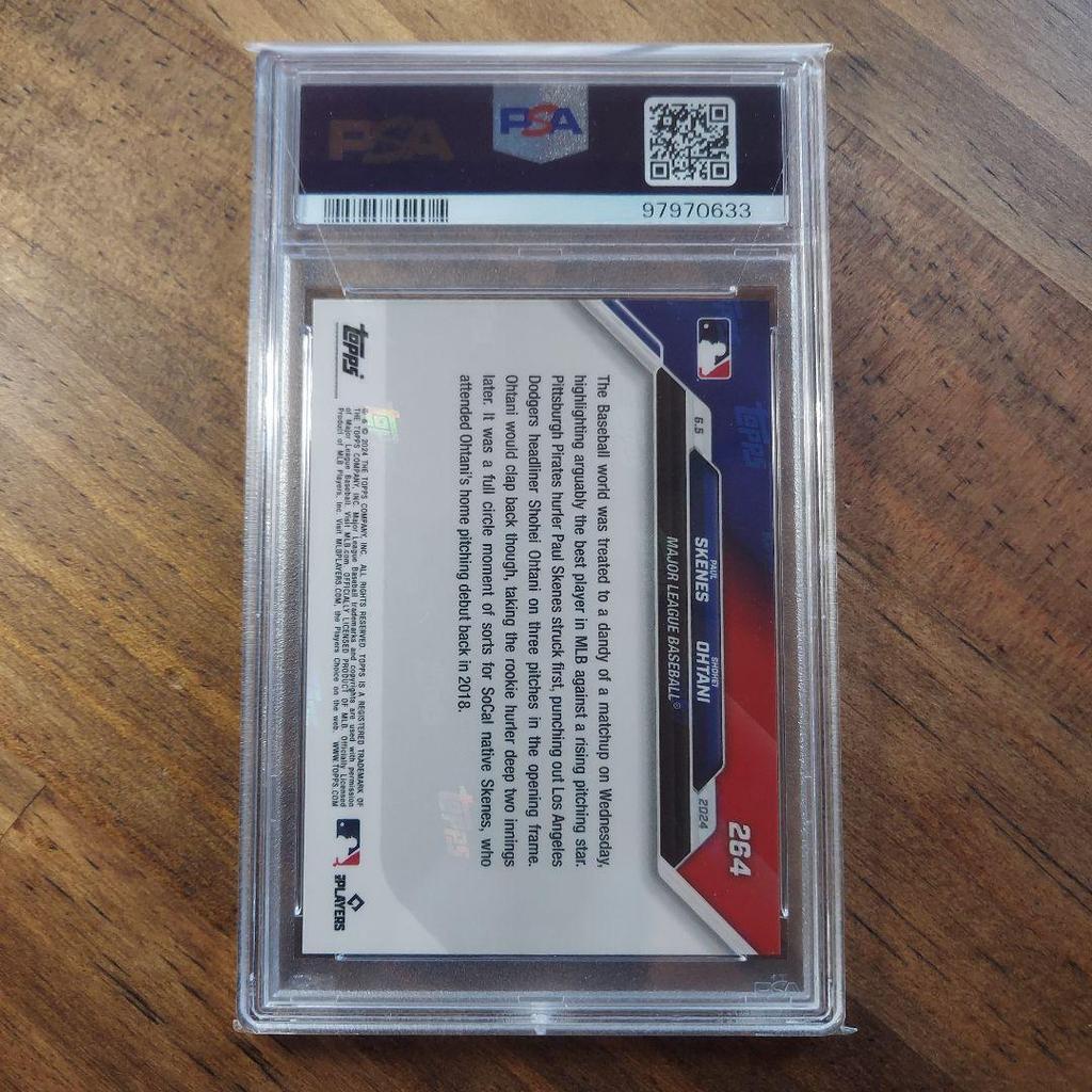 Used PSA10 Shohei Ohtani Skenes 2024 Topps Now #264