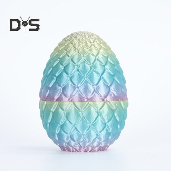 3D печатная фигурка яйца дракона, красочные подвижные соединения, шарнирная модель летающего дракона, игрушка, украшение для рабочего стола, подарки для детей и взрослых