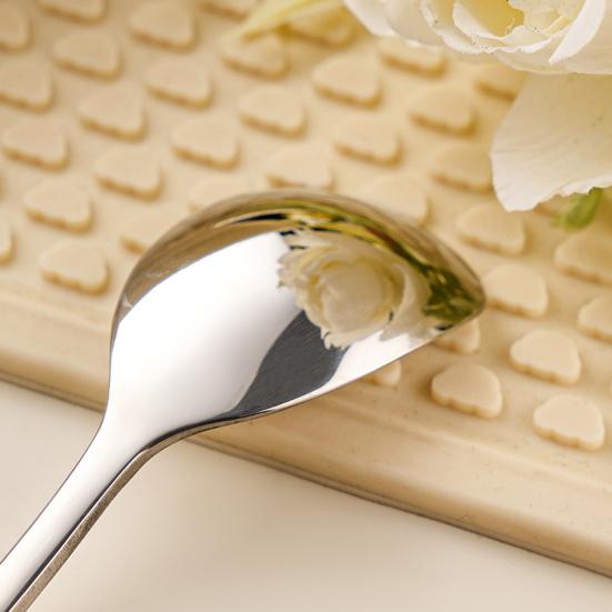 Ложка из нержавеющей стали с кованой текстурой, нескользящей ручкой, половник для супа, многофункциональная кухонная ложка