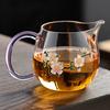 Handmade High-end Fair Cup Heat-resistant Glass Thickened Tea Dispenser Pouring Teacup Male Cup Tea Leak Filter Set