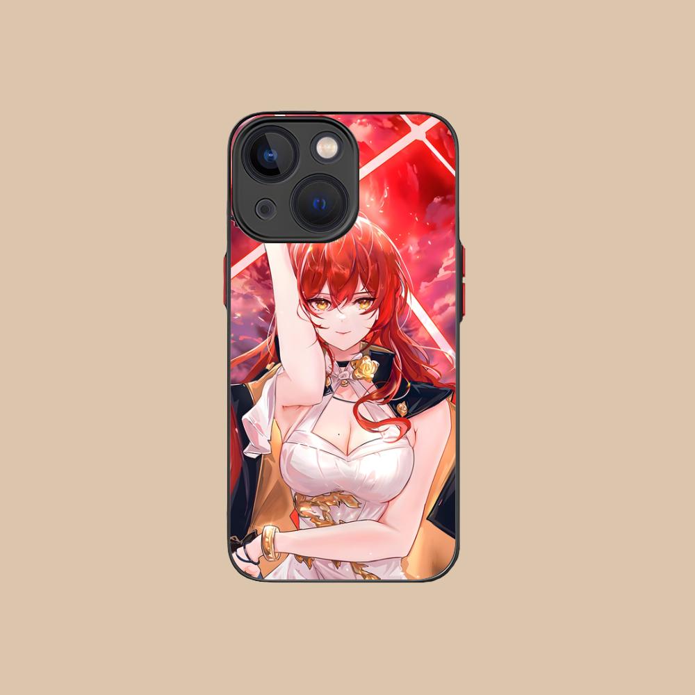 HSR Himeko Silicone Mobile Phone Case for iPhone 17 16 15 14 13 12 11 X XR XS Air Pro Max Plus Mini Colorful Cover