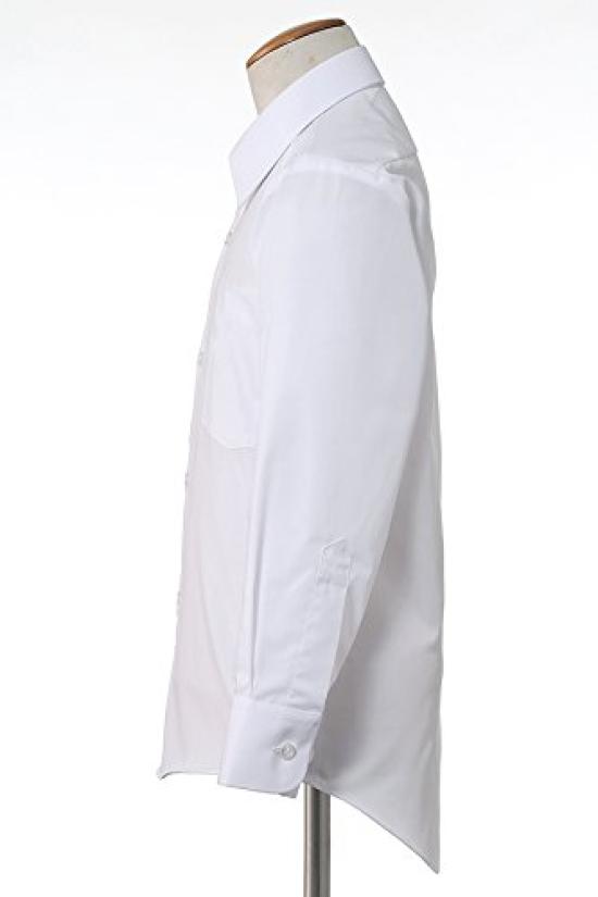 Длинный рукав школьное платье без платья школьное платье средней школы японский размер [Catch] рубашка для мальчиков, мальчики, сохраняющая форму, утюг, рубашка, форма,