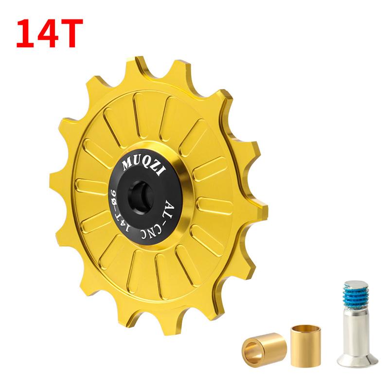 MUQZI 11/12/13/14/15/16/17T Rear Derailleur Jockey Wheel Ceramic Bearing Pulley Guide Wheel For 7/8/9/10/11 Speed
