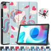 Чехол для планшета Realme Pad 10,4 дюйма 2021 Милый Единорог Кошка Цветок Расписной Ударопрочный Жесткий ПК Задняя Панель для Realme Pad Mini Чехол-Крышка