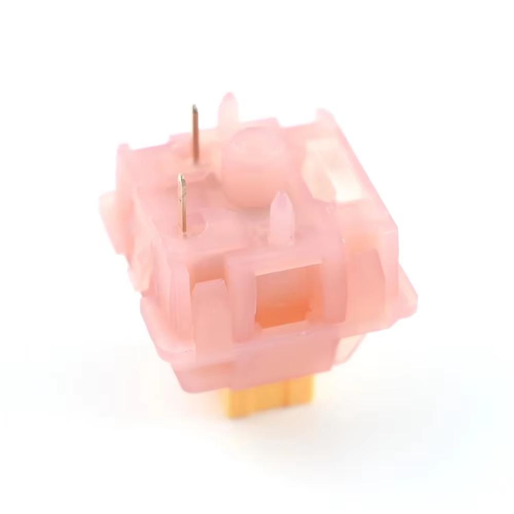 Механический переключатель Outemu Silent Peach V3 Mute Lemon V3 для механической клавиатуры, линейный, тактильный, 5-контактный, с горячей заменой, предварительно смазанный, PA66 POM