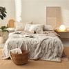 Cotton yarn dyed jacquard double-layer yarn Xinjiang cotton summer cool quilt - Fu Die