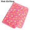 Soft Comfortable Sleeping Puppy Dog Paw Pattern Dog Cushion Mat Pet Blanket Mat Kennel