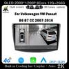 Для Volkswagen VW Passat B6 B7 CC 2007-2016 Android 14 Автомобильное радио Carplay Авторадио Плеер Стерео Видео Мультимедиа GPS Навигация