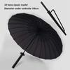 Simple Samurai Umbrella with Long Handle Japanese Umbrella Katana Chinese Household Straight Rod Umbrellas Windproof Rain Gear