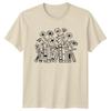 Where Books Bloom And Ideas Unisexs TShirt Botanical Mothers Day Gift For Her