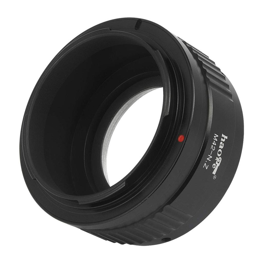 Haoge Manual Lens Mount Adapter 42mm for M42 Mount Lens To Nikon Z Mount Mirrorless Cameras Like Z7 Z6ii, Z7ii, Z6,