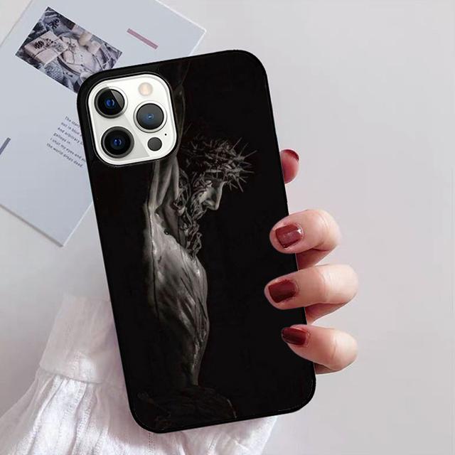 Чехол для телефона с библейским стихом об Иисусе Христе для iPhone 17 Air 14 13 12 16 Pro Max 15 Plus Max.