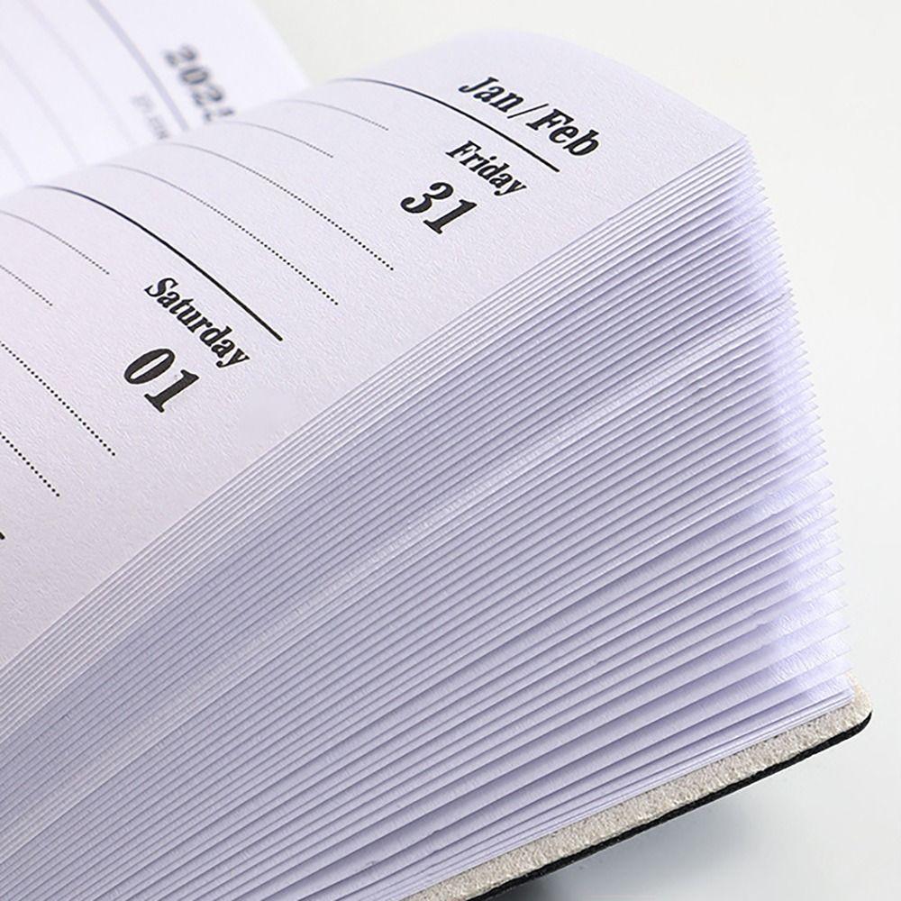 Mini 2025 Agenda Book Laser Daily Weekly Monthly Planner Notebook School Office