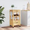 VidaXL Chariot de cuisine MONZA 48x40x88,5 cm bois massif de pin 376082