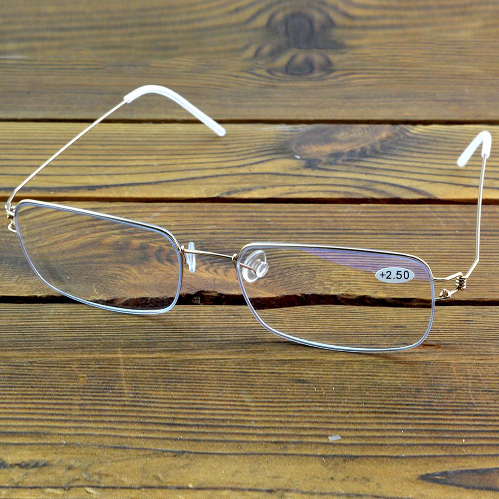 Clara Vida Brand Medical Silicon Nose Pad Sleeve Luxury Designer Progressive Reading Glasses Gold Golden For Men Women