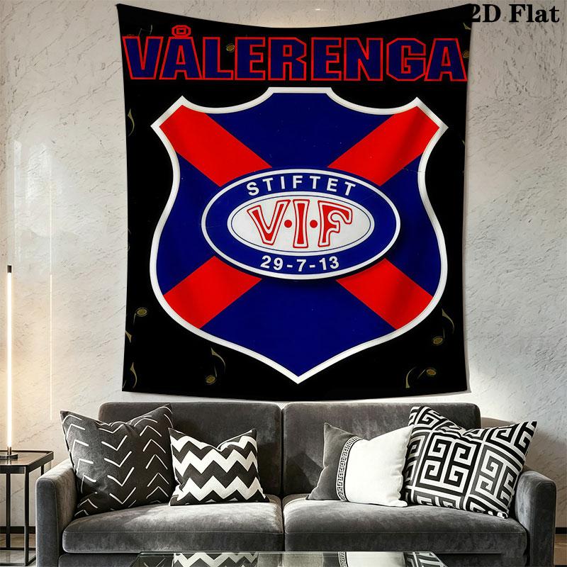 Vålerenga Wall Hanging Printed Fabric Blanket Decorative Tapestries for Bedroom Living Room Home Decor