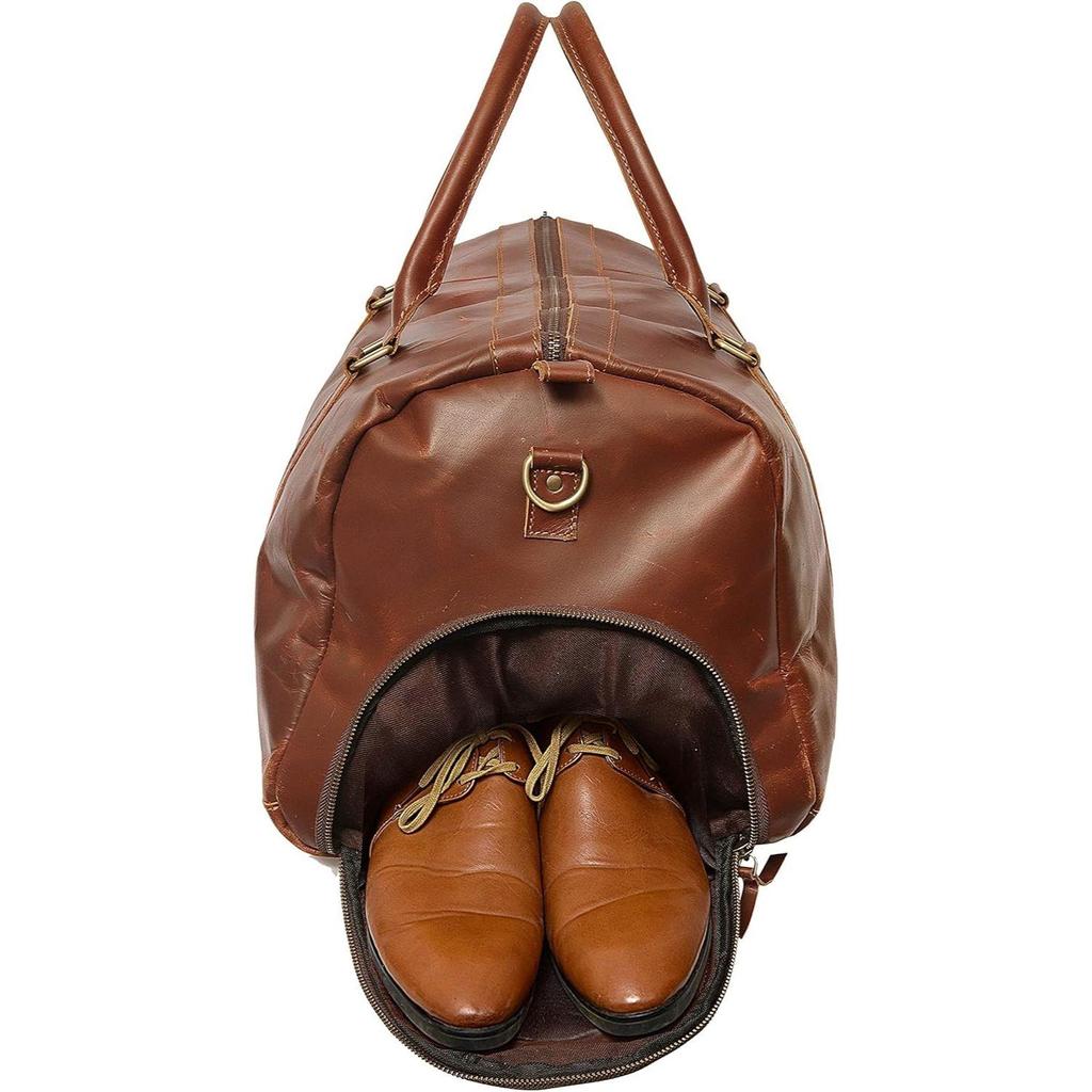 Большой чемодан из кожи буйвола, дорожная сумка для путешествий на выходные, ночная ручная кладь, поход в спортзал, дорожная сумка для мужчин