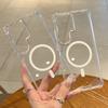 Кристально Чистый Магнитный Для Magsfe Чехол Для Samsung S25 Ultra S26 Edge S24 FE S23 A56 A55 A54 A35 A36 A26 A25 A17 A16 A07 Крышка