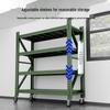 Heavy-Duty Multi-layer Mobile Storage Shelf