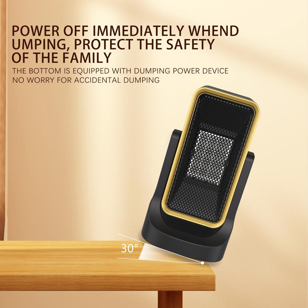 Новый обогреватель Shaking Head Fan Электрический портативный обогреватель Домашние грелки для рук Мощный теплый вентилятор Бытовая грелка Отопление комнаты Печь