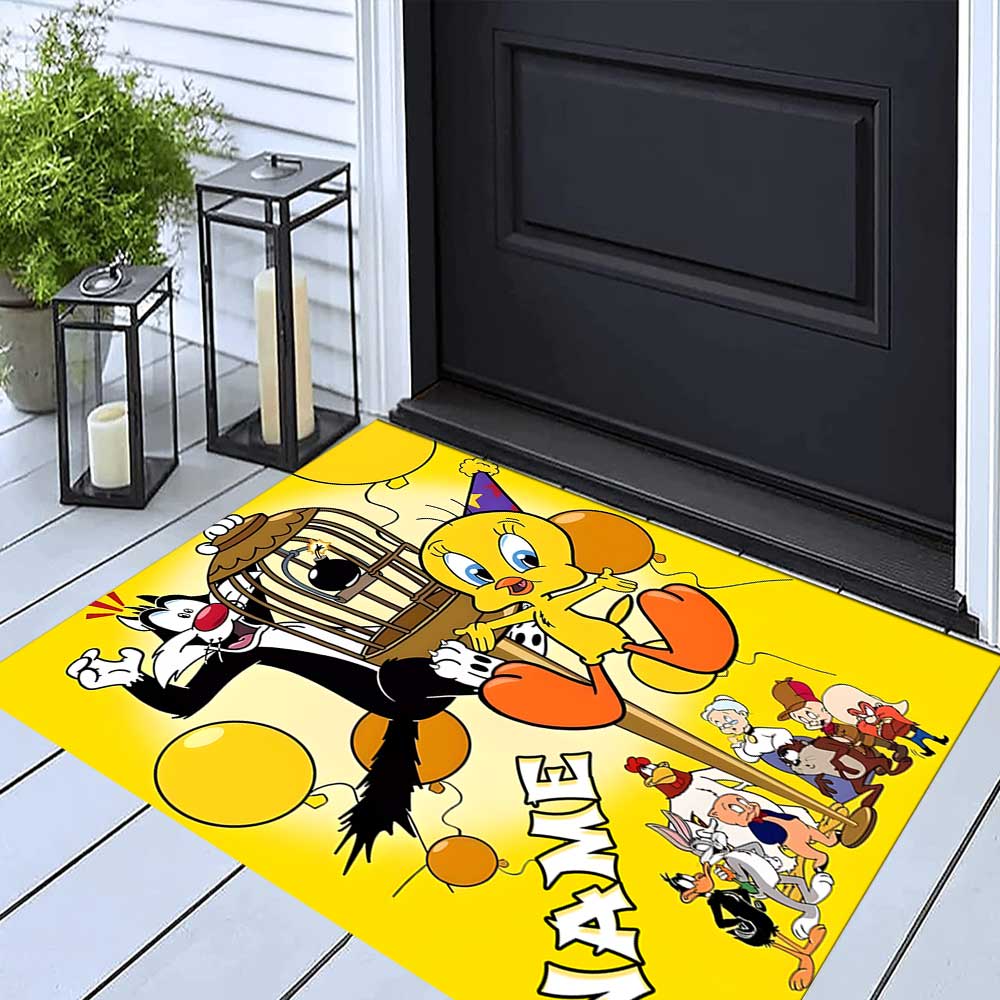 Warner Bros. Works (25) Customize your name rug, office chair cushion, home bedroom living room gift.